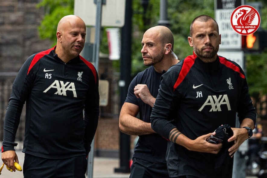 TA:斯洛特被禁赛后,助教海廷加将临时在场边执教利物浦